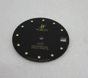 New Hublot Dial 26mm Black MDM OEM Genuine - Picture 1 of 3
