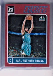 2016-17 Donruss Optic KARL-ANTHONY TOWNS Crashers Red Refractor #71/99 (ONLY) - Picture 1 of 1