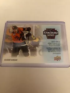 2019-20 Tim Hortons Stadium Series Claude Giroux inserto SE-7 - Imagen 1 de 2