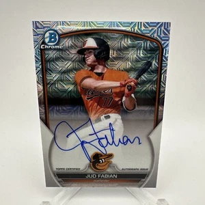 Jud Fabian 2023 Bowman Chrome Mega Mojo Refractor Certified Autograph - Picture 1 of 2