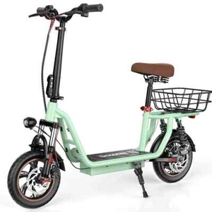 iScooter i12 500W Elektroroller mit Korb Vollfederung 12 Zoll E-Scooter 35KM - Bild 1 von 16