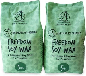 Freedom Soy Wax Beads Natural Candle Making Supplies Paraffin-Free Beeswax-Free - Picture 1 of 8