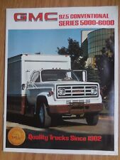 1980 GMC 97.5 convensional serie 5000-6000 Heavey-duty trucks sales brochure
