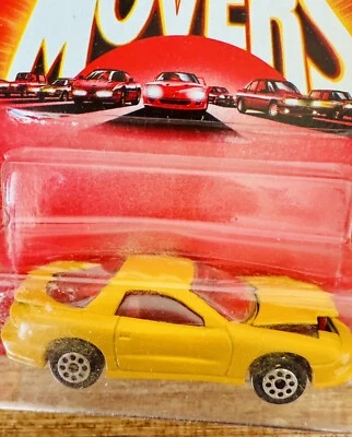 Majorette Die Cast #212 Pontiac Firebird Trans Yellow Orange 1980s Toy Sealed - Image 1 of 4