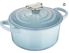 Le Creuset Cocotte Ronde Coastal Blue Cooking Pot Gas IH compatible 14cm