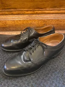 Scarpe Oxford Vintage 1980 Servizio Postino Taglia 10 Lavoro Militare America Made USA - Foto 1 di 12