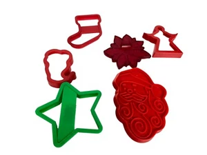 Kunststoff Ausstechformen 6er Set Weihnachtsmotiv - Bild 1 von 3