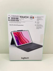 LOGITECH Combo Touch avec trackpad pour iPad (7, 8ème et 9ème génération) pour Apple - Photo 1/3