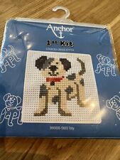 Anchor 1st Kit ~ Toby ~ Dog ~ Counted Cross Stitch ~ Craft Children 