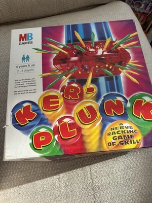 MB Games Kerplunk Board Game 1996 Edition Complete Set  - Image 1 of 2