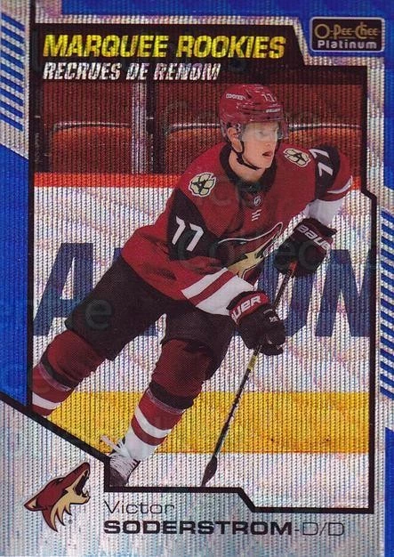 2020-21 O-Pee-Chee Platinum Blue Surge #155 Victor Soderstrom - Image 1 of 1