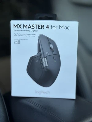 Logitech MX Master 4 Mouse wireless per Mac - Nero 910-007575 - Immagine 1 di 3