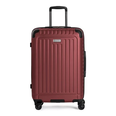 Equipaje vertical de viaje Sunderland Spinner, rojo británico, facturado 24 pulgadas Foto 1 de 4