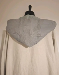 Cocon Commerz Privatsachen extravagante Kapuze Seide Baumwolle Grau - Bild 1 von 6