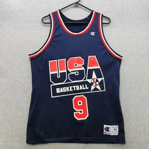 Vintage USA Basketball Jersey Mens 44 Navy Blue NBA Basketball Majerle 90s Champ - Picture 1 of 17