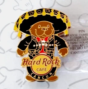Mariachi Herrington Bear Black Outfit Cancun Hard Rock Cafe LE 300 Pin - Picture 1 of 2