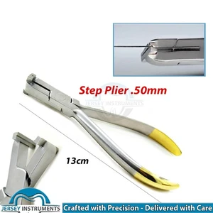 Dental Orthodontic Wire Forming & Detailing Step Plier 0.50mm Stainless Steel - Picture 1 of 4