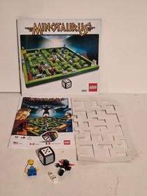 Lego 3841 Minotaurus Book & Pc Lot