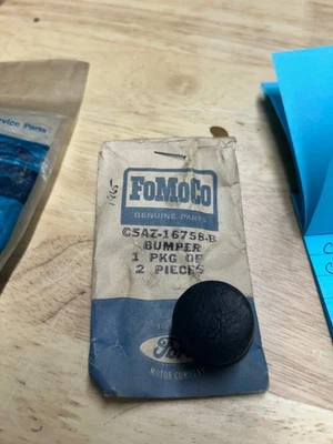 1965 1966 1967 1968 NOS FORD GALAXIE FAIRLANE FENDER TO HOOD BUMPER C5AZ-16758-B - Image 1 of 4