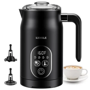 4-in-1 Electric Milk Frother and Steamer, Milk Steamer with Auto Temperature ... - Picture 1 of 7