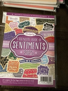 Hunkydory Essential Book Of Sentiments 2025. 620 Sentiments. Cardmaking. NIP - Picture 1 of 1