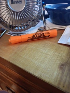 Vintage Sanford Major Accent Highlighter 1 Marker Pen Orange - Picture 1 of 1