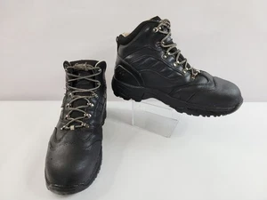Chippewa Schwarz Herren 11 Cross Terrain 8" Stiefel F2413-11 Stahlkappe Chip-A-Tex Fabrc - Bild 1 von 13