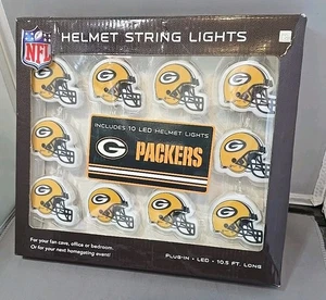 NFL LED Greenbay Packers Football Helmet String Night Christmas Night Lights - Picture 1 of 6