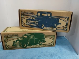 BULLDOG BRAND 20th. Ann. Ertl Collectable's 1951 GMC Panel & 1956 FORD PICKUP !! - Picture 1 of 13