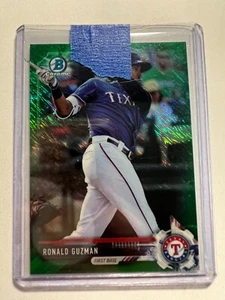K14,179 - 2017 Bowman Chrome Prospects Green Shimmer #BCP3 Ronald Guzman #/99 - Picture 1 of 1