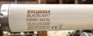 SYLVANIA BLACKLIGHT F20W/350BL LAMP 600MM FLY KILLER FLUORESCENT TUBE 2FT T12 - Picture 1 of 1