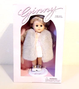 1995 Vogue Dolls GINNY in Gray Faux Fur Coat & Hat 8" NIB - Picture 1 of 6