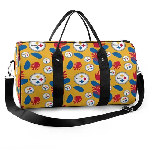 Pittsburgh Steelers Travel Handbag Sport Gym Bag Large Capacity Print Style Bag Cover