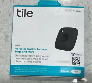Tile Mate Bluetooth Tracker Keys Finder and Item Locator for Key (1-Pack, Black) - Picture 1 of 5