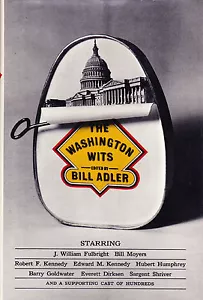 THE WASHINGTON WITS von Bill Adler, 1967, HB, 1. Druck - Bild 1 von 2