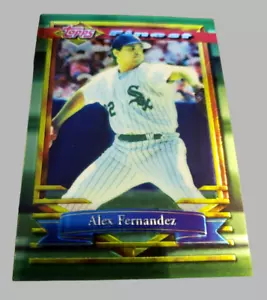 Tarjeta de béisbol 1994 Topps Finest Alex Fernandez Finest MLB #26 Chicago White Sox - Imagen 1 de 10