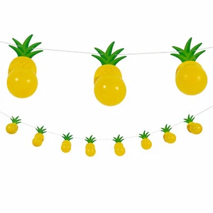 Pineapple Balloon Garland Kit, Party, Party Decor, 17 Pieces - Picture 1 of 1