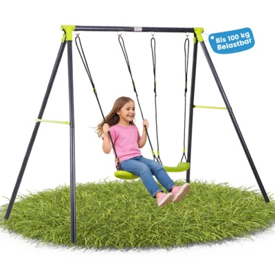 Baby Vivo Niños Columpio De Jardin Doble Columpio Juguete Infantil Aire Libre - Imagen 1 de 4