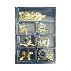 Picture Hanging Kit, Wall Photo Frame Set, Hooks Wire Nails, Art Fixings Mirror