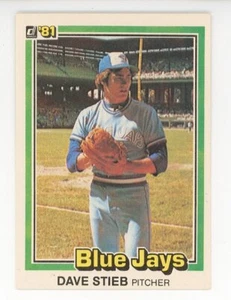 1981 Donruss #582 Dave Stieb EX/NM - Foto 1 di 2