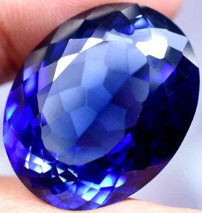 Pietra preziosa sfusa naturale 52,20 ct zaffiro blu reale certificato GGL - Foto 1 di 13
