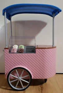 Our Generation Ice Cream Cart W/ Accessories For 18” Dolls Missing Parts - Bild 1 von 12