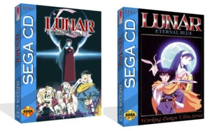 - Lunar 2 CD Spare Game Case + Box Art Work Cover Only - Picture 1 of 2