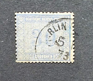 1872 Mi:3200,- MiNr 13 Innendienst 30 Gr. gestempelt K1 BERLIN RARITÄT Befund - Bild 1 von 6