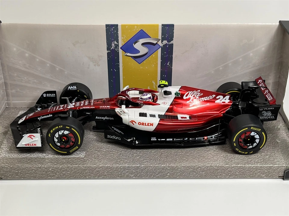 Solido ALFA ROMEO C42 N.24 CANADA GP 2022 G.ZHOU 1 18