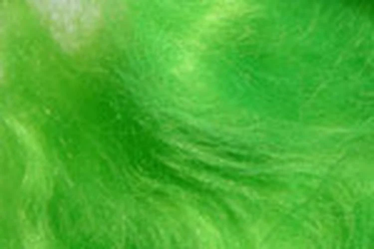 1x1g Poil MOHAIR dubbing VERT FLUO montage   fliegen fly tying green - Photo 1/1