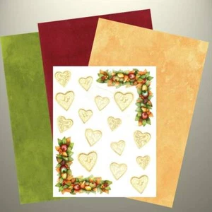 Creative Memories - Kit TTY - CORAZONES DE CABAÑA, esquinas de frutas, manzanas, peras - Imagen 1 de 3