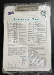 New Sealed Vintage Florida Marlins How To Score A Game Clipboard BLOCKBUSTER! - Imagen 1 de 3