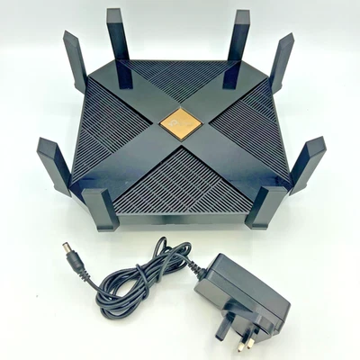 TP-Link Archer AX6000 WLAN Dual-Band Router 4804Mbps 8 Ports WLAN Kabel - Bild 1 von 4