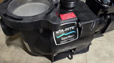 Pentair SuperMax  1.1 HP High Perf, 115/230V New Bearings, Pro-prepared. - Image 1 of 4